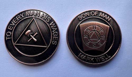 Masonic mark token penny - mark,