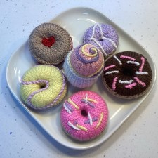 Hand Knitted Role Play Food -