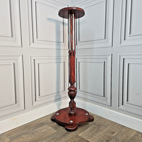 Vintage plant stand torchere - plant,