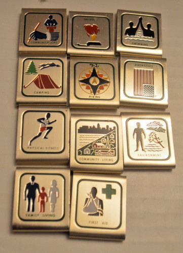 Vintage boy scout belt loops - boy,