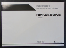SUZUKI RM-Z450K5 RMZ450 PARTS LIST CATALOGUE new
