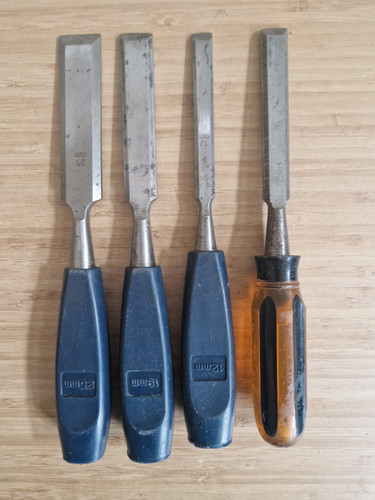 Job lot chisels woodworking - job,