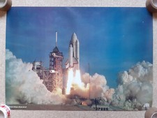 Space Shuttle Lift Off Poster
