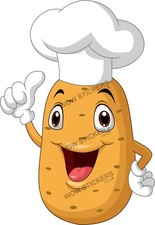 Potato Mascot B sticker
