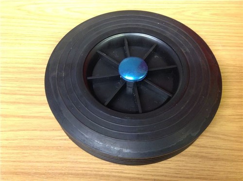 Wheel and hub - and,