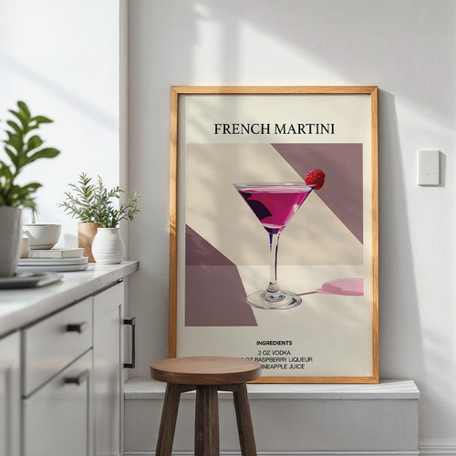 Cocktail poster french - poster,