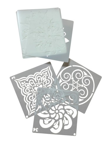 Cake decorating stencil - cake, set