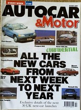 AUTOCAR MAGAZINE 30-MAY-90 - Reliant Scimitar SST 1800 Ti, Saab 900i Convertible