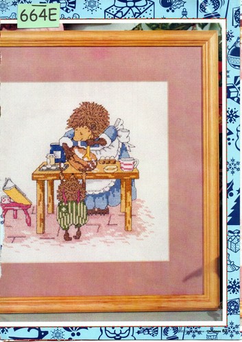 Cross stitch chart - cross, christmas