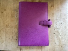 Filofax Portobello Personal Organiser Diary Planner Pink leather