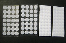 13mm 10mm White Hook and Loop Dots Coins Self Adhesive Sticky Dots