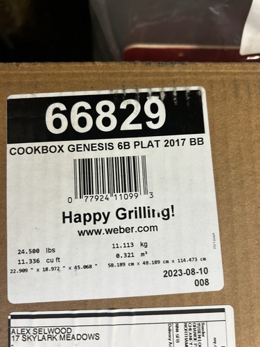Cookbox for weber genesis - cookbox,