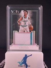 Lamelo Ball Charlotte Hornets 9/99 Match Worn Patch! Panini Noir Basketball 2024