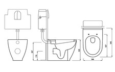 Layla Back To Wall Rimless Pan