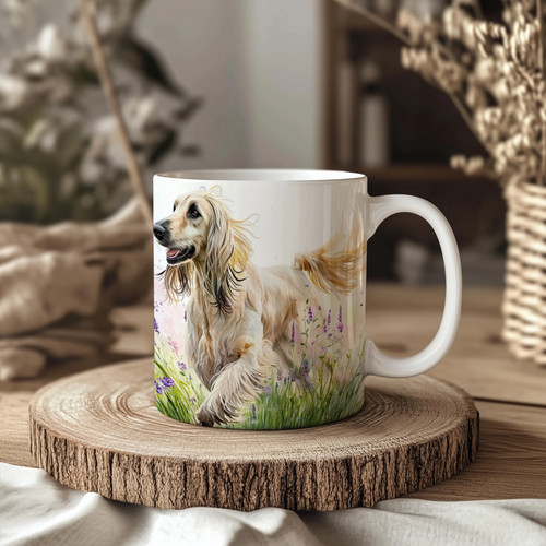 Afghan hound 11oz ceramic mug - afghan,