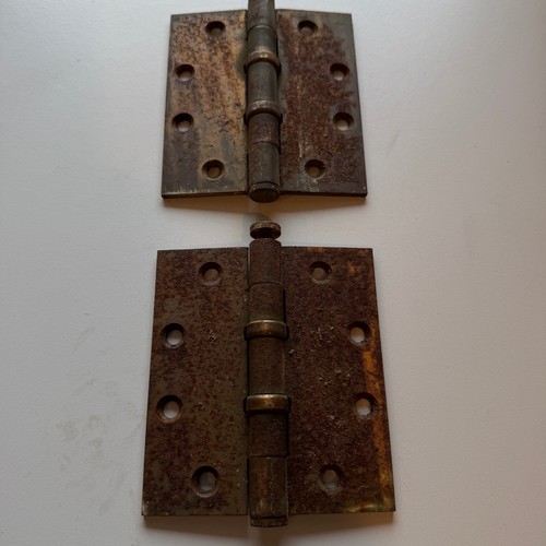 Vintage antique door - door, hinges