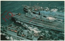 Picture Postcard:-WARSHIP, INVINCIBLE WITH CLOSE ESCORT IN THE SOUTH ATLANTIC