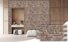Stone Brick Wood Effect 3D PVC