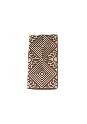 Wooden stamp rhombus - wooden,