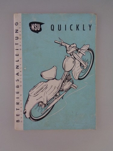 Nsu quickly betriebsanleitung - nsu,