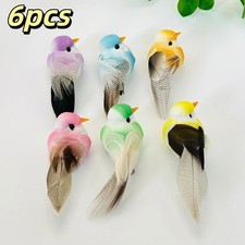 6pcs Colorful Simulation Birds