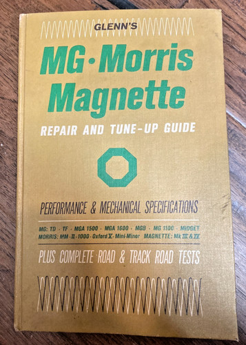 Morris magnette repair - mg,