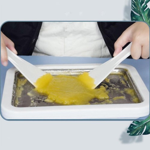 Instant ice cream - ice, pan
