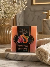 Handmade papaya rose - handmade, soap