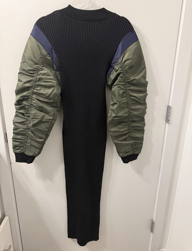 Zara colorblock knit midi - zara,