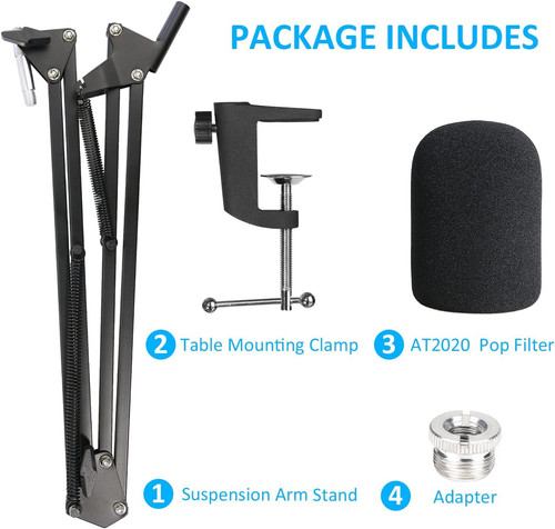 At2020 mic stand with - stand,