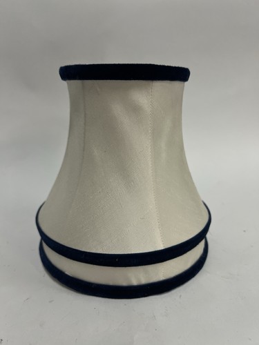 Vintage silk lampshade white - silk, &
