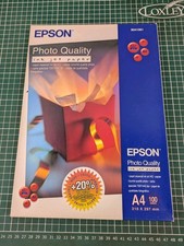 EPSON Photo Quality Ink Jet Paper A4 (8.3 x 11.7") S041061 - 100 Sheets, Matte