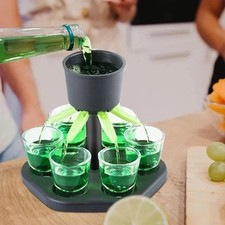 6 Shot Glass Dispenser Holder