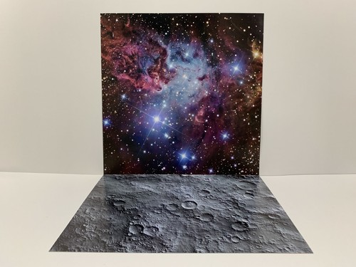 Custom space moon galaxy - space,