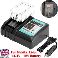 Car Charger for Makita 18 V 14.4 V Battery, Replacement for Makita DC18RC BL1860