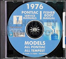 1976 Pontiac CD Shop Manual