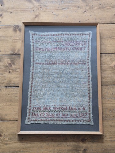 Antique vintage embroidered - vintage,