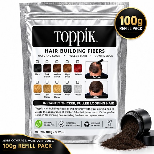 Toppik hair fibres - toppik, bag