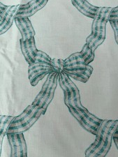 Arthur Sanderson Vintage Carousel Fabric Stripy Bows & Ribbons 2.75 metres RARE