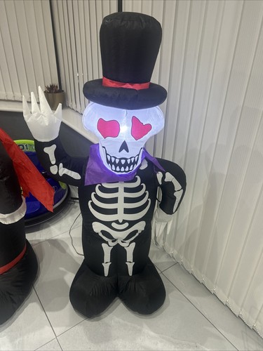 Inflatable skeleton 4ft indoor - skeleton,