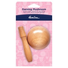 Hemline Wooden Mushroom Darner