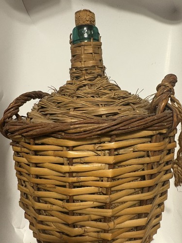 Antique wicker wrapped - antique,