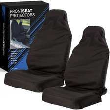 Front Seat Covers Universal PAIR Car Van Waterproof Anti-dust Protector 2Pcs