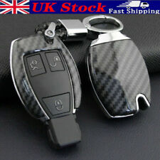 For Mercedes-Benz Accessories Keychain Ring Cover Case Car Key Fob Chain Black