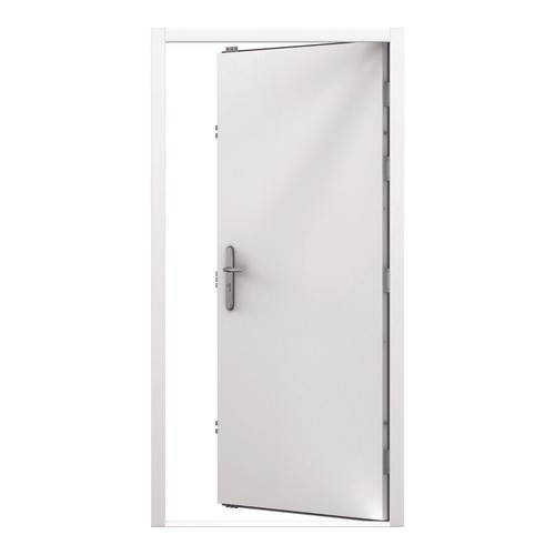 Steel security door with - steel, 19