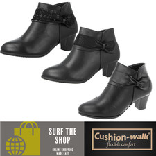 Cushion Walk Ava Black Ankle