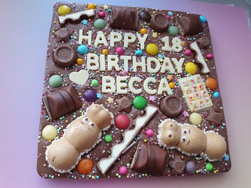Personalised chocolate slab - personalised,