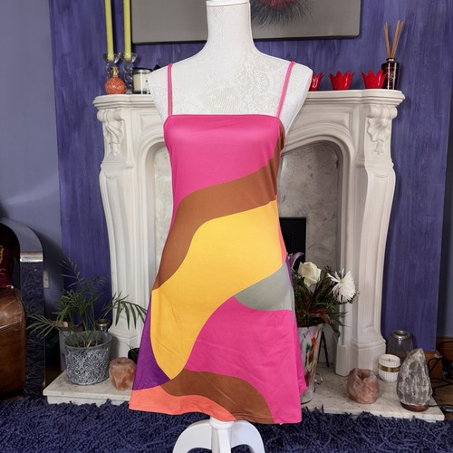 Cider 70s style colour block - colour,
