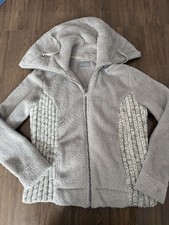Per Una Womens Grey Full Zip fleece jumper size medium