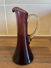 Small vintage amethyst glass - small,